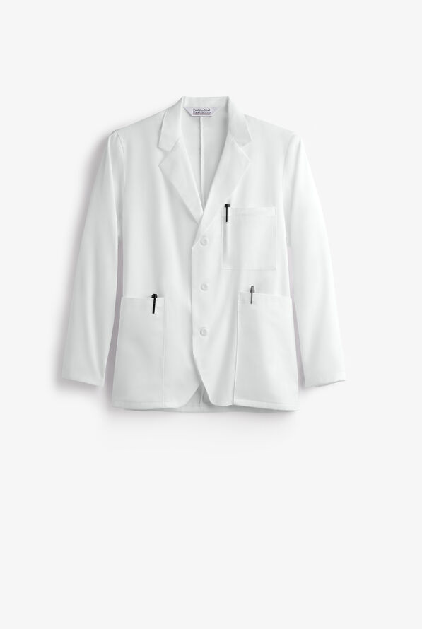 Fashion Seal Unisex 30" 5-Pocket Lab Coat - White - 1