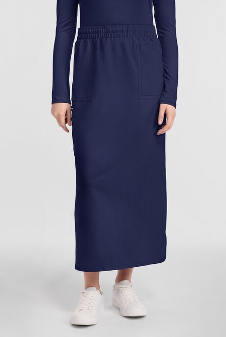 Cherokee Workwear Originals Ultra Women's 3-Pocket Pull-On Maxi Scrub Skirt