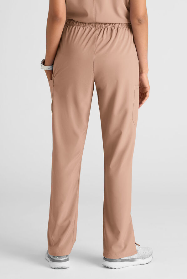 Pantal&oacute;n m&eacute;dico Easy STRETCH Eden con cord&oacute;n y 4 bolsillos para mujer - Warm Terrazzo - 2