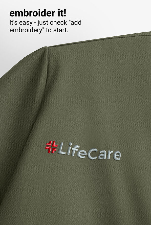 Carhartt Force Rugged Flex Men's 3-Pocket Bonded Fleece Scrub Jacket - Olive - 3