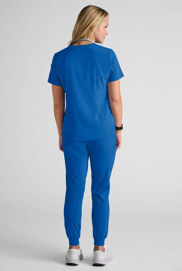 Easy STRETCH Women's Scrub Set - Royal - 4