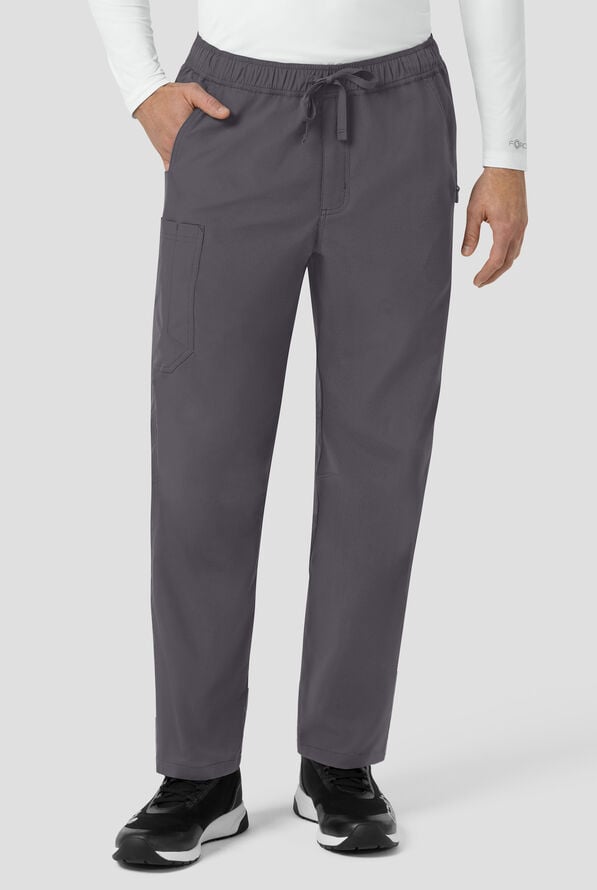 Pantal&oacute;n m&eacute;dico Carhartt FLD & RSCU STRETCH estilo cargo con piernas rectas y 6 bolsillos para hombre - Pewter - 1