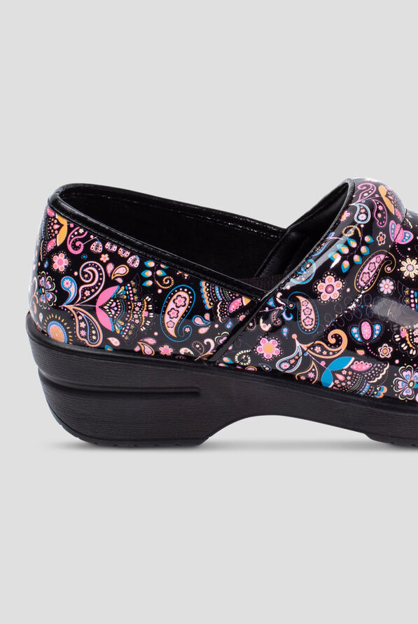 Savvy Women's Brandy Karma Black Paisley Clogs - null - 4