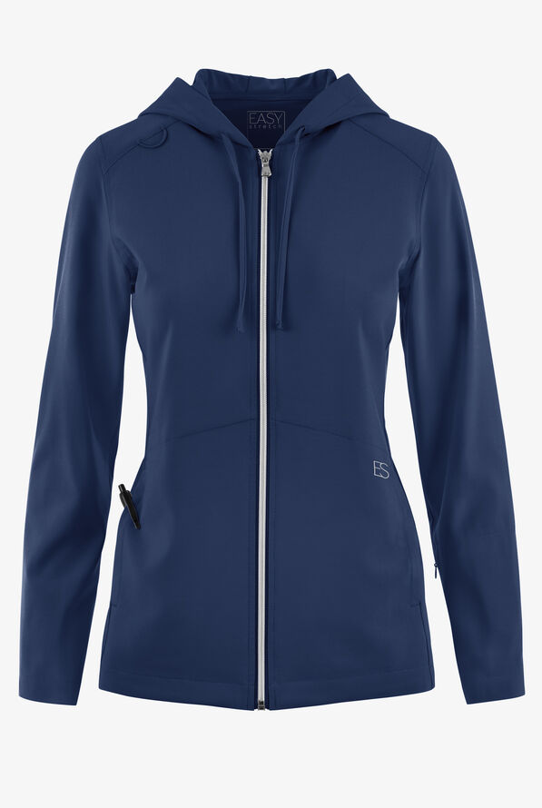 Sudadera m&eacute;dica Easy STRETCH Selena con cremallera y 5 bolsillos para mujer - Navy - 1