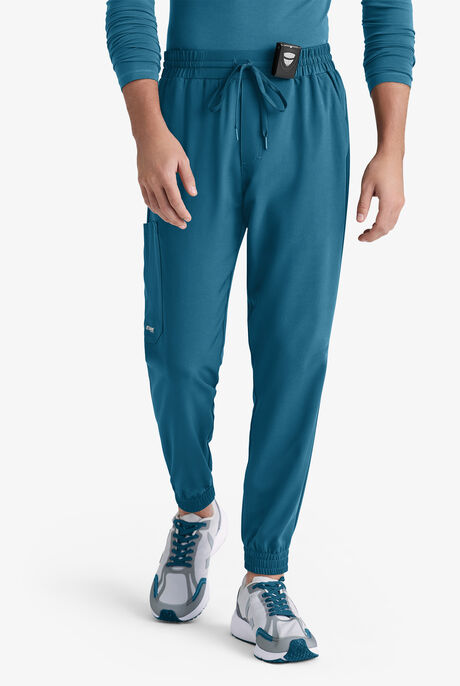 Grey's Anatomy by Barco Evolve STRETCH Voyager Men's 5-Pocket Cargo Jogger Scrub Pants