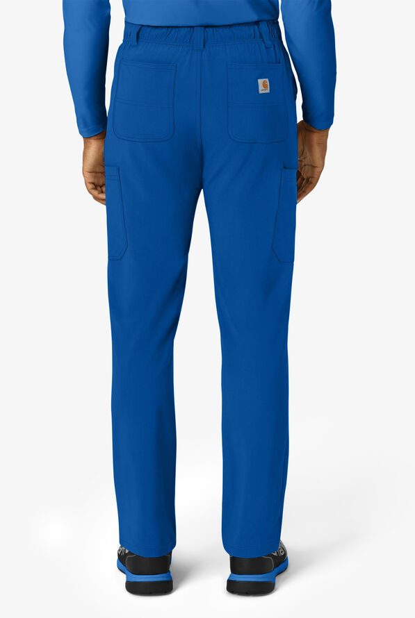 Carhartt Cross-Flex Men's 8-Pocket STRETCH Utility Cargo Scrub Pants - Royal - 4