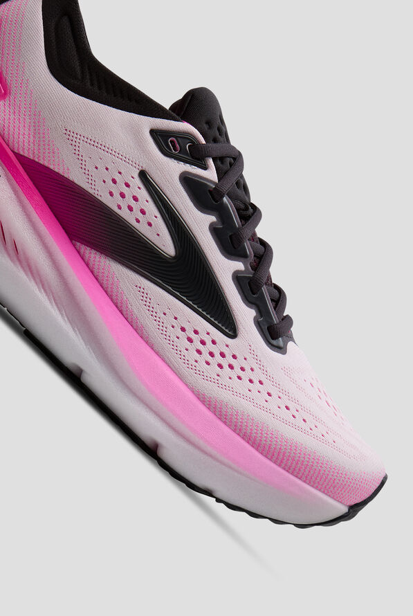 Zapatillas deportivas de enfermer&iacute;a Brooks Glycerin 23 White/Phantom/Cyber Pink con cordones para mujer - null - 3