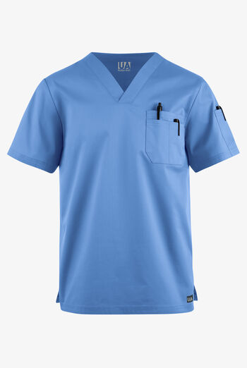 Camisa m&eacute;dica UA Butter-Soft STRETCH con cuello en V y 4 bolsillos para hombre 
