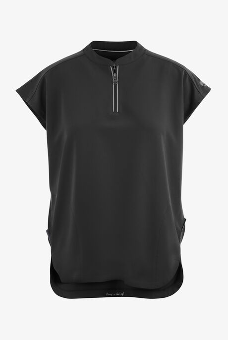 Healing Hands 360 Sandy Women's 2-Pocket STRETCH Dolman Sleeve Zip Mandarin Collar Scrub Top