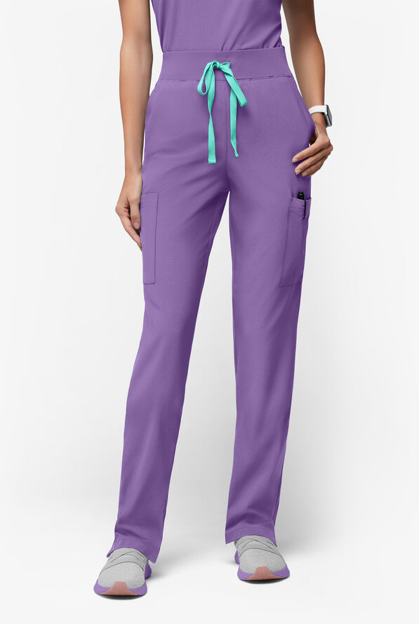 Easy Stretch EcoGrid Arista Women's 7-Pocket Straight Leg Pant - Ultraviolet Light - 1