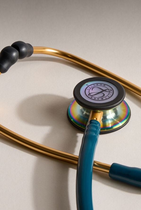 3M&trade; Littmann&reg; Classic III&trade; Rainbow Finish Stethoscope - Caribbean Blue - 4