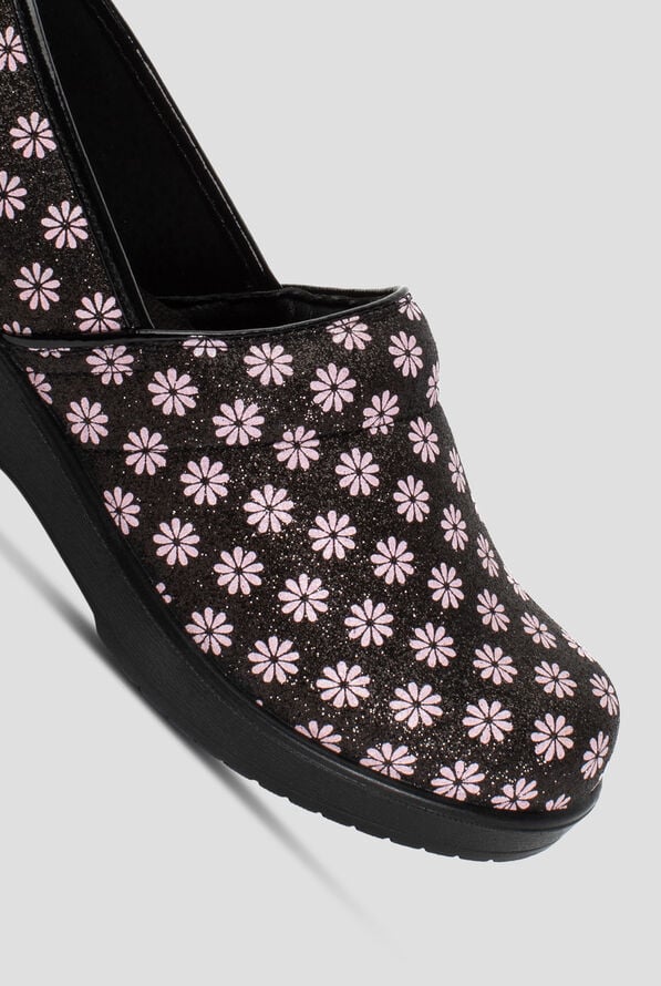 Zuecos de enfermería Savvy Brandy Pink Daisy para mujer - null - 3