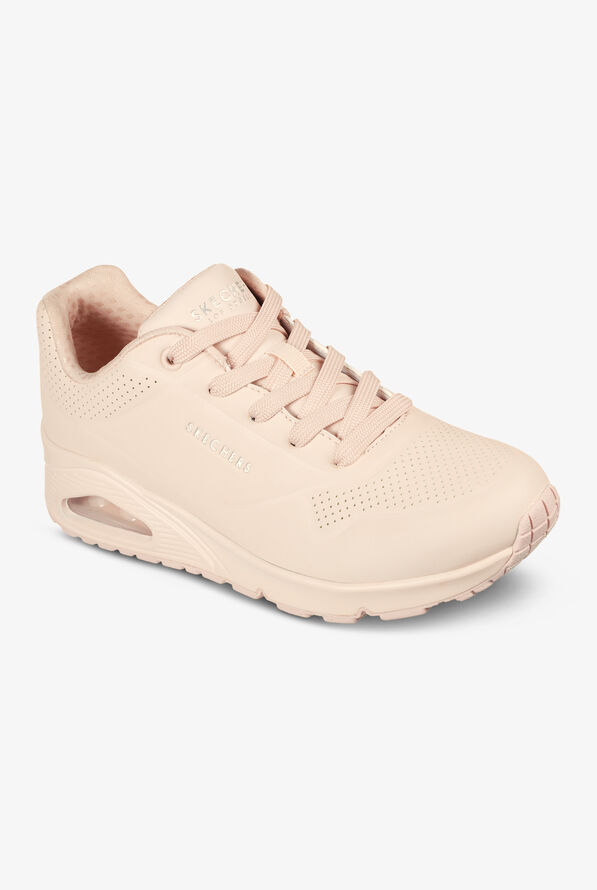 Zapatillas deportivas Skechers Street Uno Frosty Kicks Light Pink Durabuck con cordones para mujer - null - 5