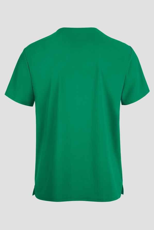Camisa médica Infinity PURSUIT STRETCH con cuello en V y 3 bolsillos para hombre - Retro Green - 2
