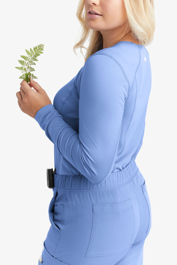 Butter-Soft Women's 13-Pocket Cargo Scrub Pants **Slightly IRREGULAR**&nbsp; - Ceil Blue - 5