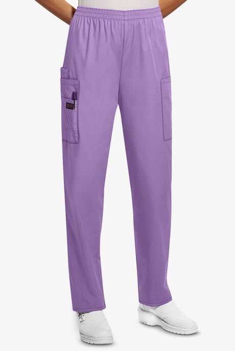 Cherokee Workwear Women's 4-Pocket Elastic Waist Utility Scrub Pants