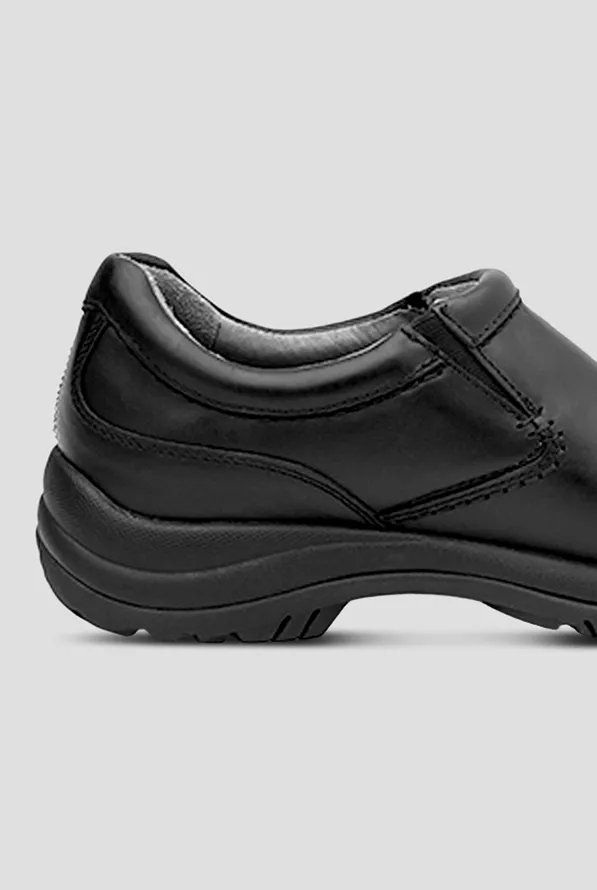 mens black non slip dress shoes Non Slip Resistant Mens Black Slip On Work Shoes Men's Slip-Resistant Oxford Work Shoes