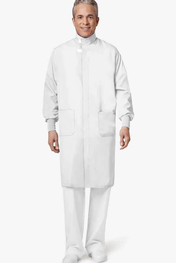 Fashion Seal Unisex 42" 2-Pocket Lab Coat - White - 6