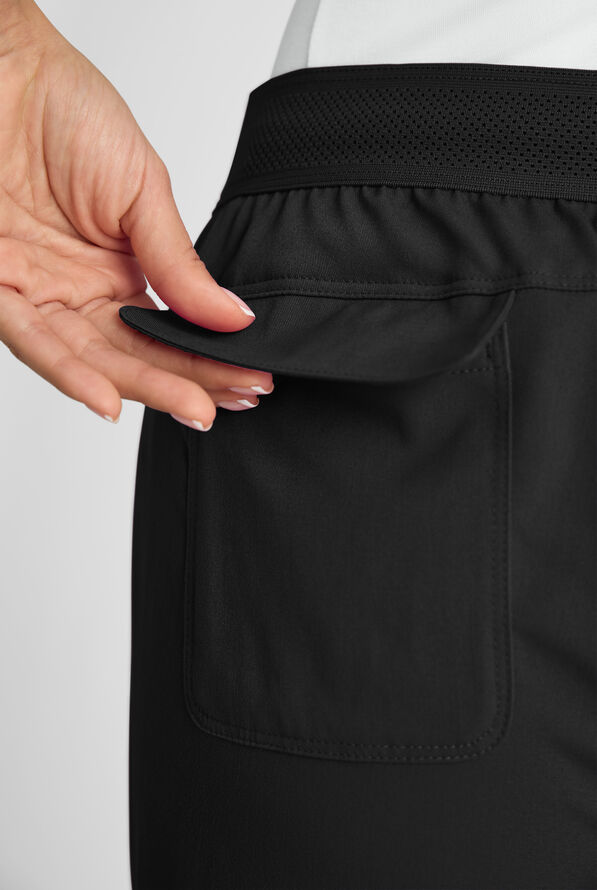 Grey's Anatomy by Barco Emerge Rylee Women's 6-Pocket STRETCH Mid Rise Jogger Scrub Pants - Black - 5