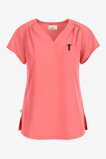 Blusa médica Planet koi Kallani STRETCH con cuello redondo y 1 bolsillo para mujer
