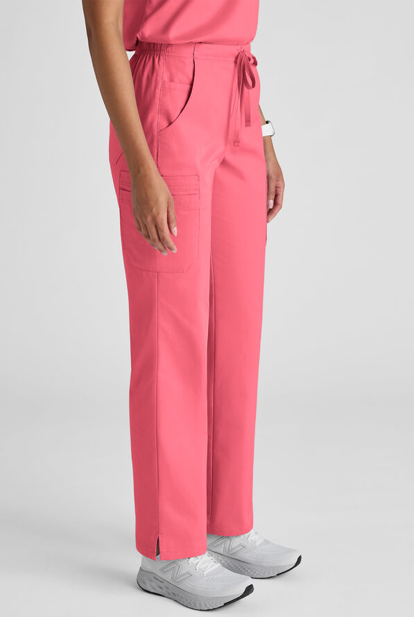 Butter-soft STRETCH Women's Scrub Set - Rouge Rose - 5