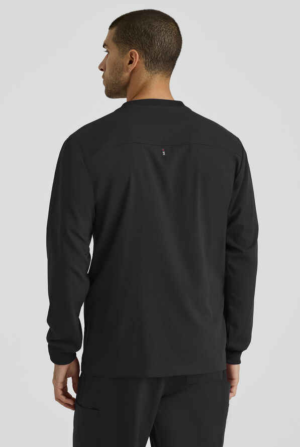 Chaqueta m&eacute;dica Grey's Anatomy&trade; by Barco Spandex STRETCH React con cremallera y 5 bolsillos para hombre - Black - 4