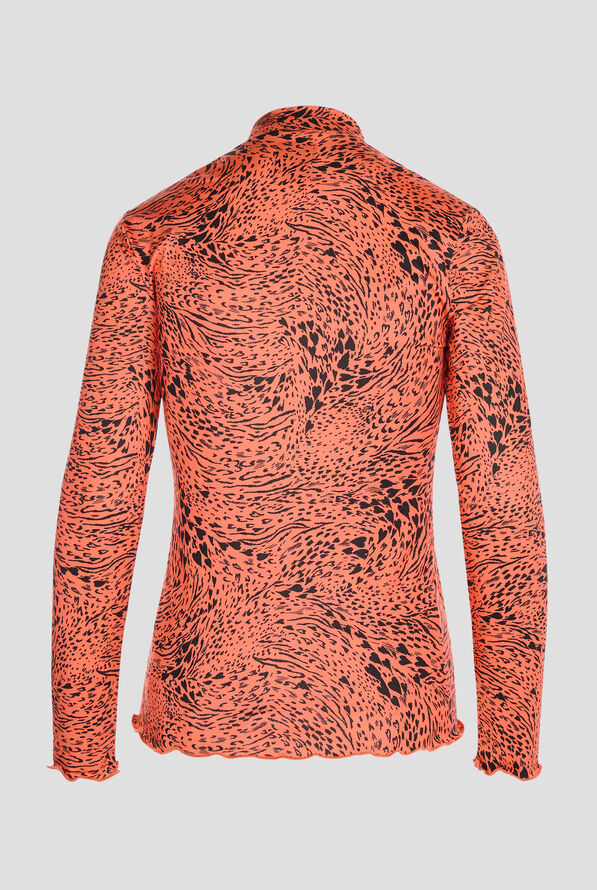 Camiseta médica Med Couture Wild Heart Knit STRETCH con mangas largas para mujer - null - 2
