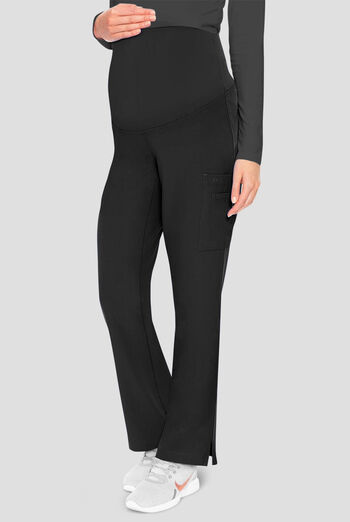 Med Couture Touch Maternity Women's 1-Pocket STRETCH High Waist Straight Leg Scrub Pant