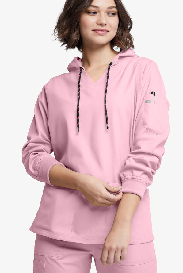 Butter-Soft Originals Women's 5-Pocket Long Sleeve Pullover Hoodie - Blush - 2