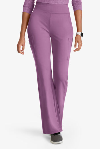 Barco One Performance Knit Sprint Women's 7-Pocket STRETCH High Waisted Fit & Flare Scrub Pant