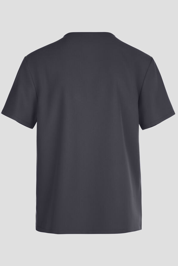 Cherokee Workwear Originals Ultra Men's 3-Pocket V-Neck Scrub Top - Pewter - 2