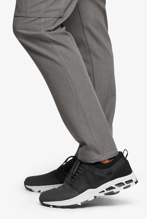 Pantal&oacute;n m&eacute;dico Movement by Butter-Soft STRETCH estilo cargo con 8 bolsillos para hombre - Graphite Heather - 7