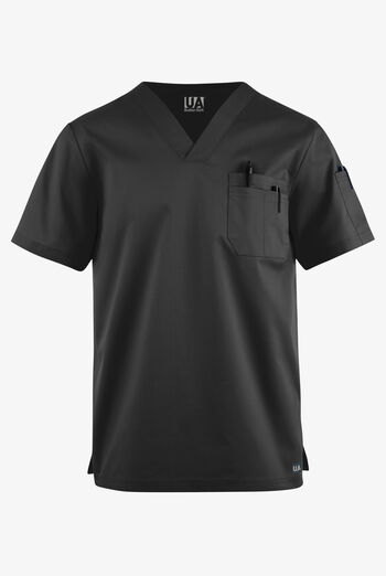 Camisa m&eacute;dica UA Butter-Soft STRETCH con cuello en V y 4 bolsillos para hombre 