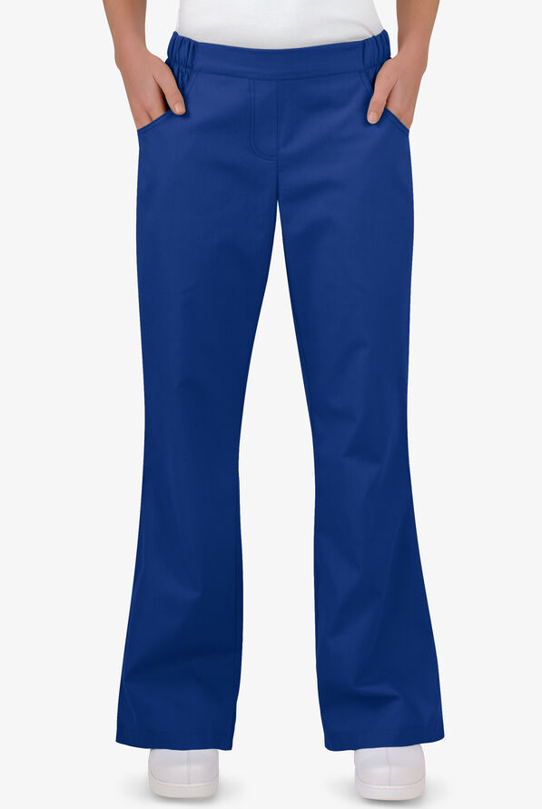 Butter-Soft Core Women's 5-Pocket Bootcut Mid Rise Scrub Pants - Galaxy - 1