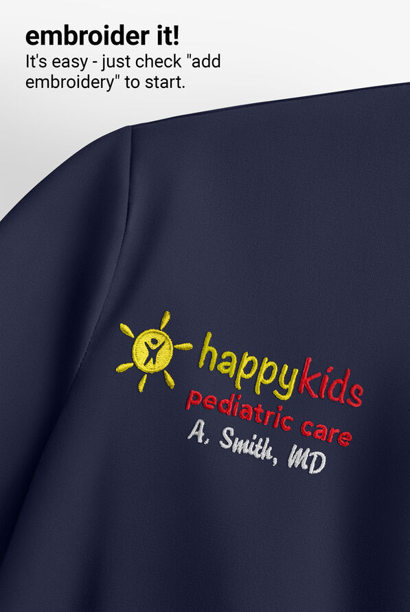 Cherokee Workwear Professionals Men's STRETCH Long Sleeve Knit Underscrub - Navy - 3