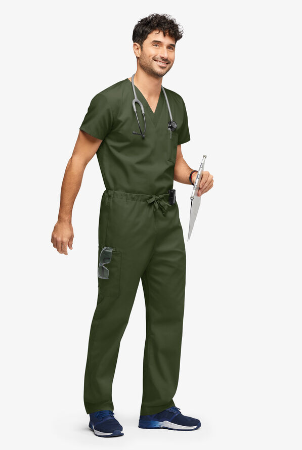 UA Best Buy Scrubs Unisex Scrub Set - Olive - 2