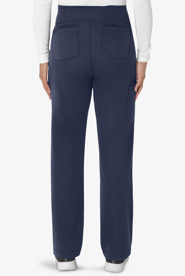 HH Works by Healing Hands Rose Women's 6-Pocket STRETCH Maternity Scrub Pants - Navy - 2
