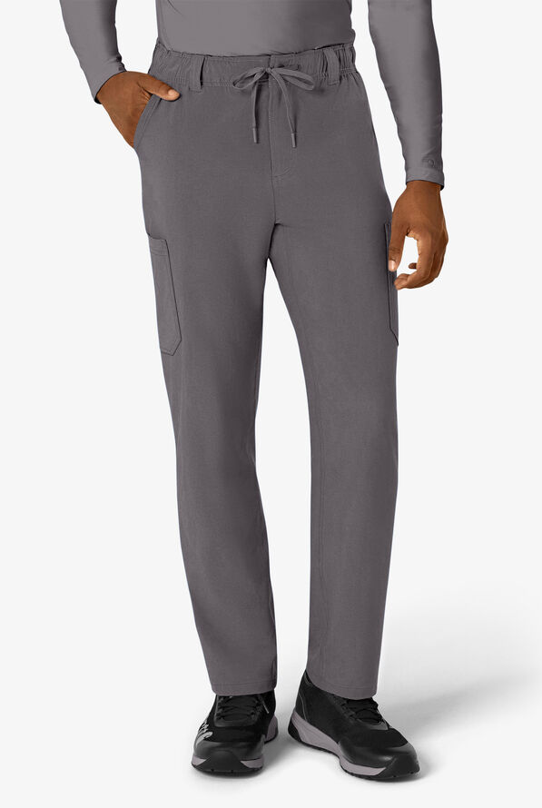 Carhartt Cross-Flex Men's 8-Pocket STRETCH Utility Cargo Scrub Pants - Pewter - 1