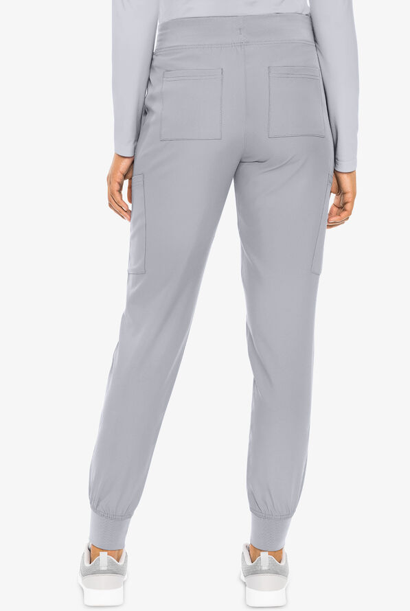 Med Couture Insight Women's 6-Pocket Cargo Jogger Scrub Pants - Cloud - 4