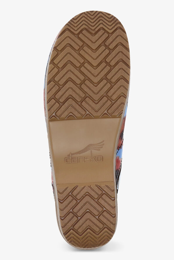 Dansko Women's Professional Poppies Patent Leather Nursing Clogs - null - 6