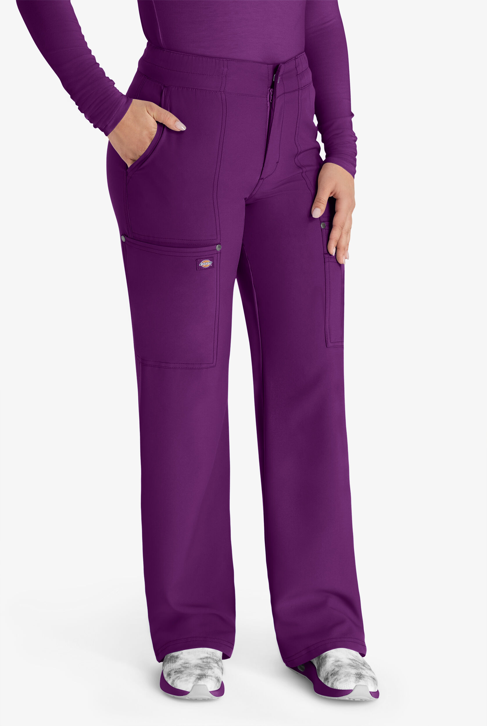 Dickies EDS NXT Women's 5-Pocket Stright Leg Cargo Scrub Pants