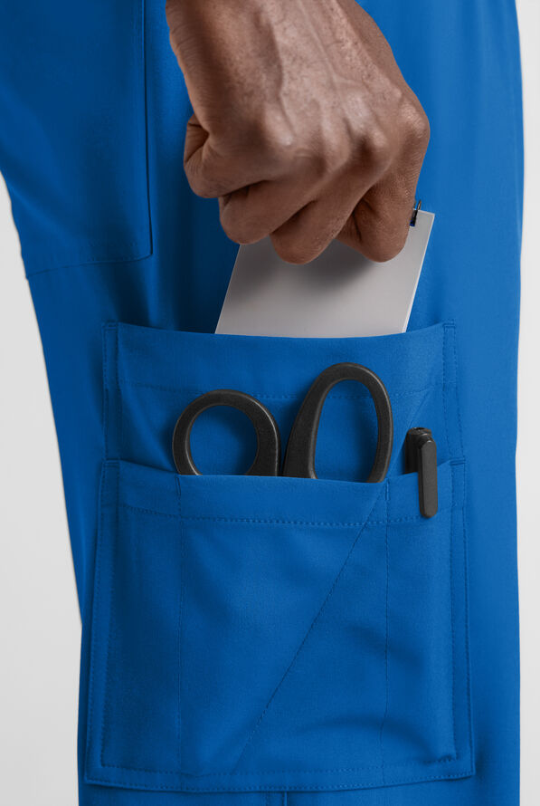 Easy STRETCH Men's Scrub Set - Royal - 6