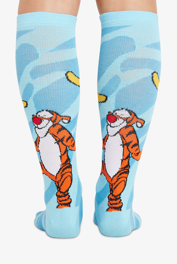 Calcetines de compresión Tooniforms Tiggerific Friends para mujer - 10-15 mmHg - null - 2