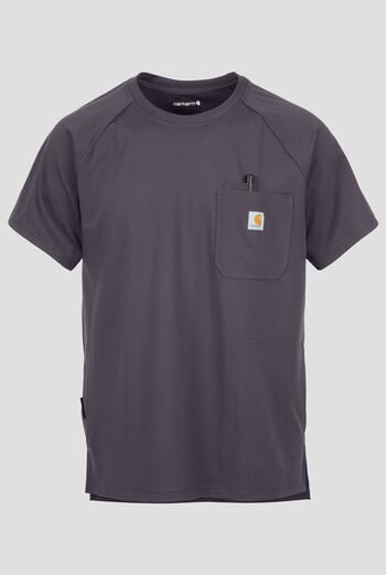 Camisa m&eacute;dica Carhartt Force&reg; Cross-Flex Knits STRETCH con cuello redondo y 5 bolsillos para hombre