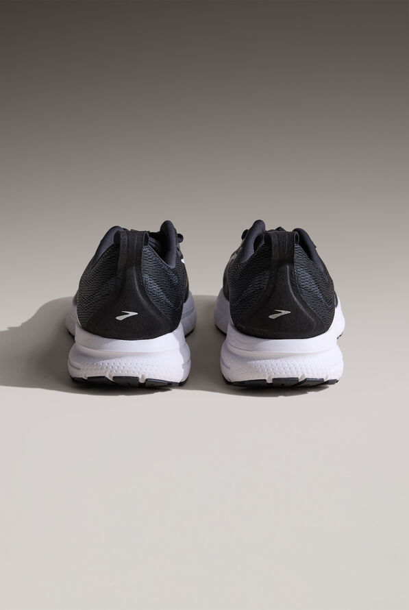 Brooks Men's Trace 4 Black/Grey/White Athletic Lace Up Nursing Shoes - null - 4