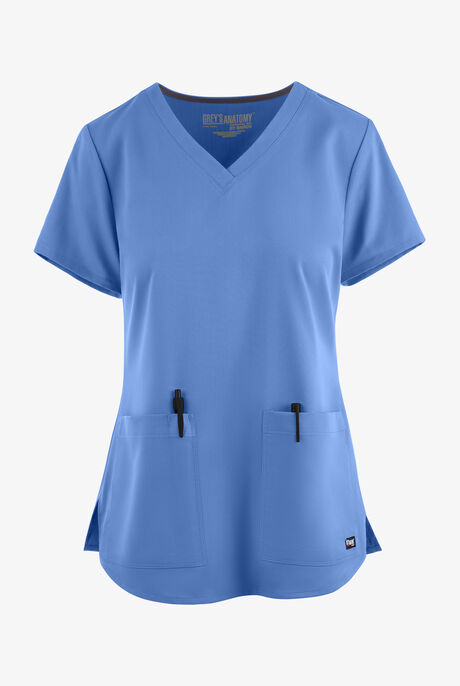 Grey's Anatomy™ by Barco Aubrey Women's 2-Pocket Classic Fit Scrub Top