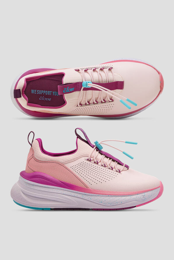 Clove Supercush™ Forte Women's Bungee Athletic Shoe - Light Pink - 1