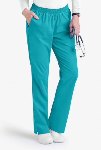 Butter-Soft Core Women's 2-Pocket Full Elastic Waist Scrub Pants
