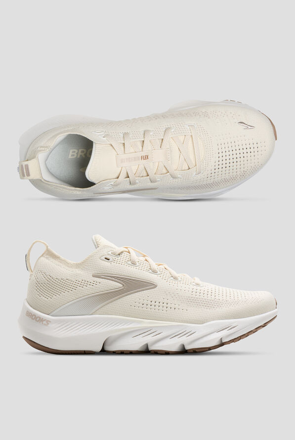 Zapatillas deportivas de enfermer&iacute;a Brooks Glycerin Flex Coconut/Chateau/Portabella con cordones para mujer - null - 1