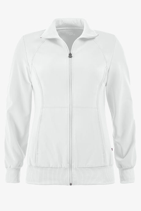 Infinity Women's 2-Pocket STRETCH Warm-Up Scrub Jacket